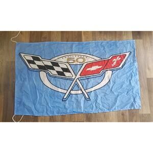Y2K Corvette 50th Anniversary 2003 Large Flag 32.5X55